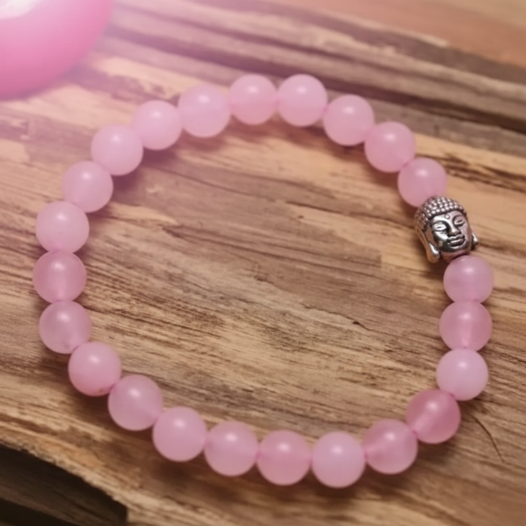 Roze Quartz  Love Attraction Bracelet
